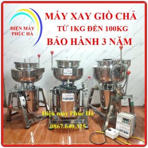 Máy Xay Giò Chả TỪ 1kg đến100kg của Điện Máy Phúc Hà