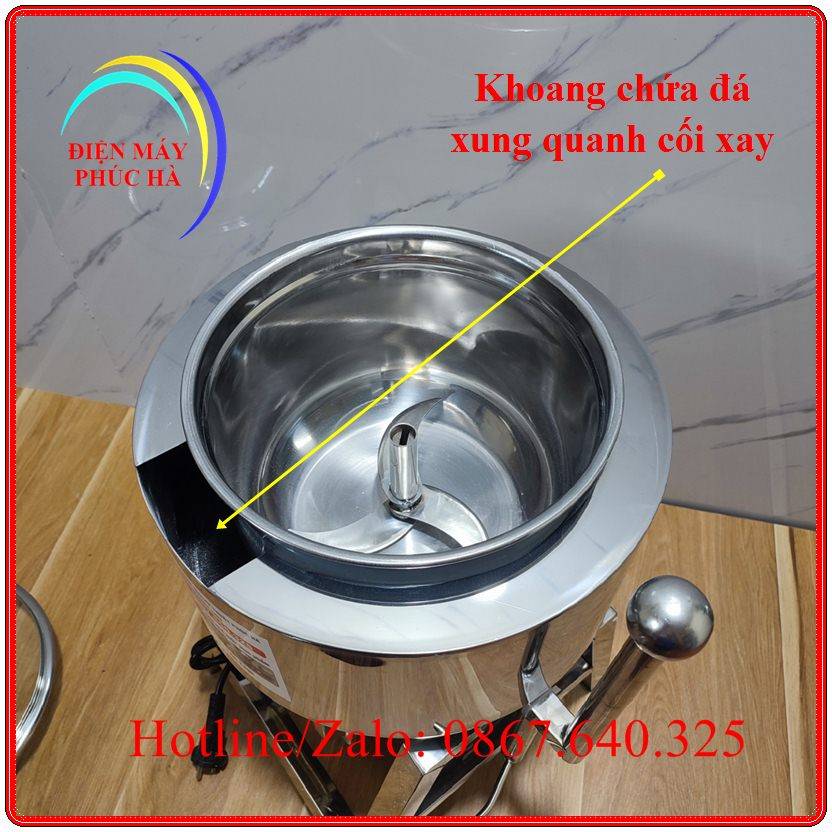 Máy xay giò chả gia đình 2kg inox 304 chính hãng Điện Máy Phúc Hà