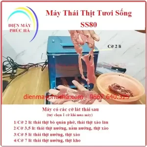 Máy Cắt Thịt Mini Nhỏ Gọn