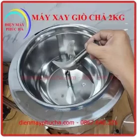 Cấu tạo máy xay giò chả 2kg