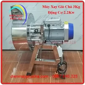 Máy xay giò chả 3kg 2.2kw cối nghiêng