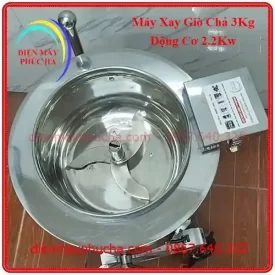 Cấu tạo máy xay giò chả 3kg 2.2kw