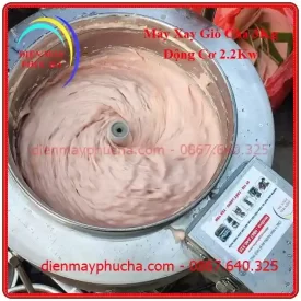 Thành phẩm khi xay xong của máy xay giò chả 3kg 2.2kw
