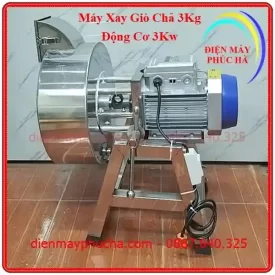 Máy xay giò chả 3kg 3kw cối nghiêng