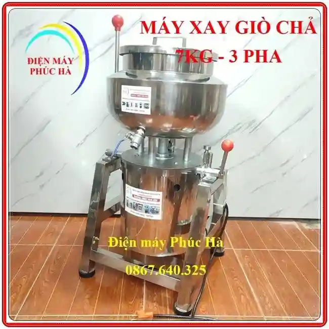 Máy xay giò chả 7kg Điện Máy Phúc Hà