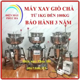 Máy Xay Giò Chả - Bảo Hành 3 Năm