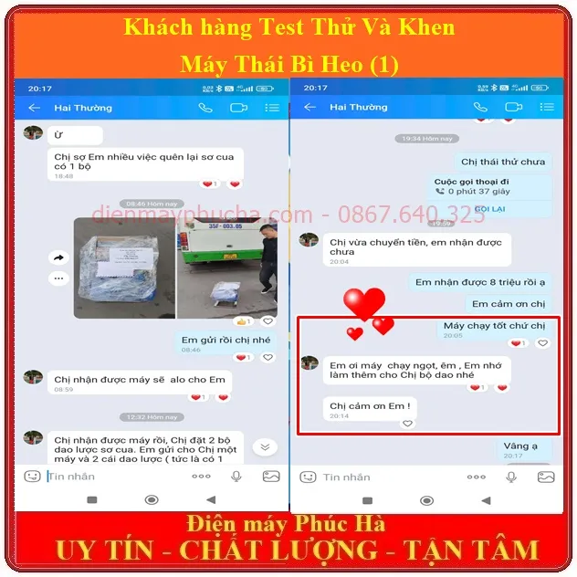 Khách Hàng Khen Máy Thái Bì Heo Phúc Hà Thái Ngọt, Êm