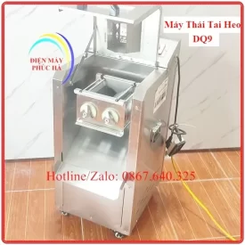 Máy Thái Tai Heo DQ9 - Ảnh bộ dao của máy với chất liệu thép không gỉ, có thể tháo ra dễ dàng để vệ sinh.