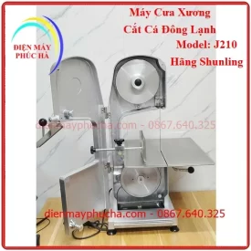 Máy Cưa Xương J210 - Ảnh chi tiết cấu tạo, lưỡi cưa, bánh đà … chất liệu inox bền đẹp, năng suất cao.