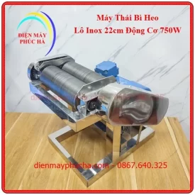 Cấu tạo chi tiết của Máy thái bì heo lô 22cm