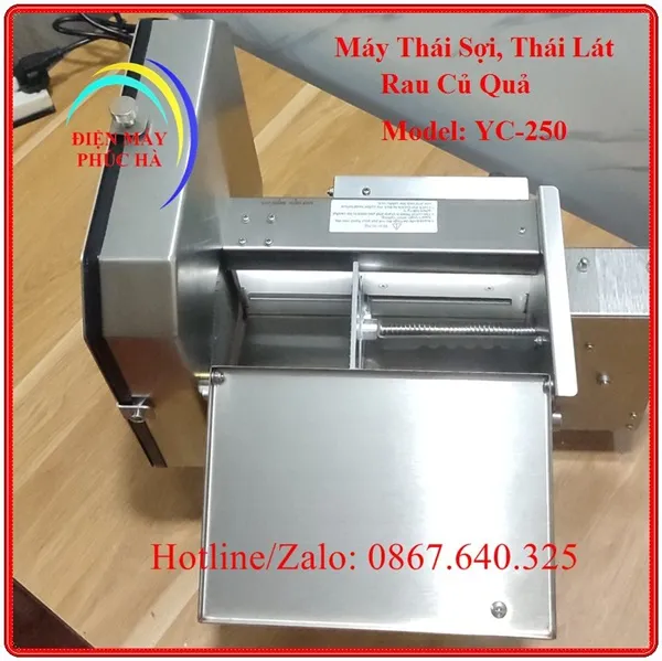 Chi tiết Máy thái sợi rau củ quả YC-250