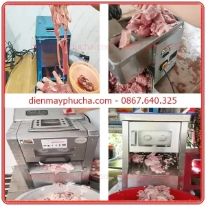 Máy Thái Thịt Hạt Lựu Siêu Nhanh