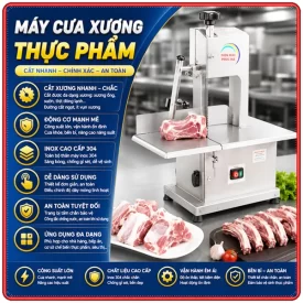 Máy Cưa Xương - Cắt Cá Đông Lạnh