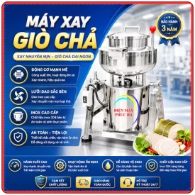 Máy Xay Giò Chả Chính Hãng - Giá Tốt, Bảo Hành 36 Tháng