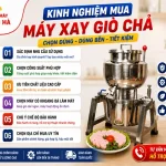 Kinh nghiệm mua máy xay giò chả