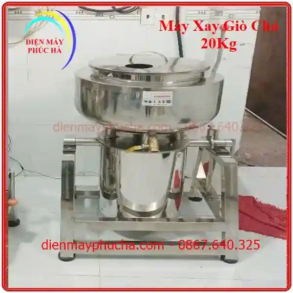 máy xay giò chả 20kg 380v